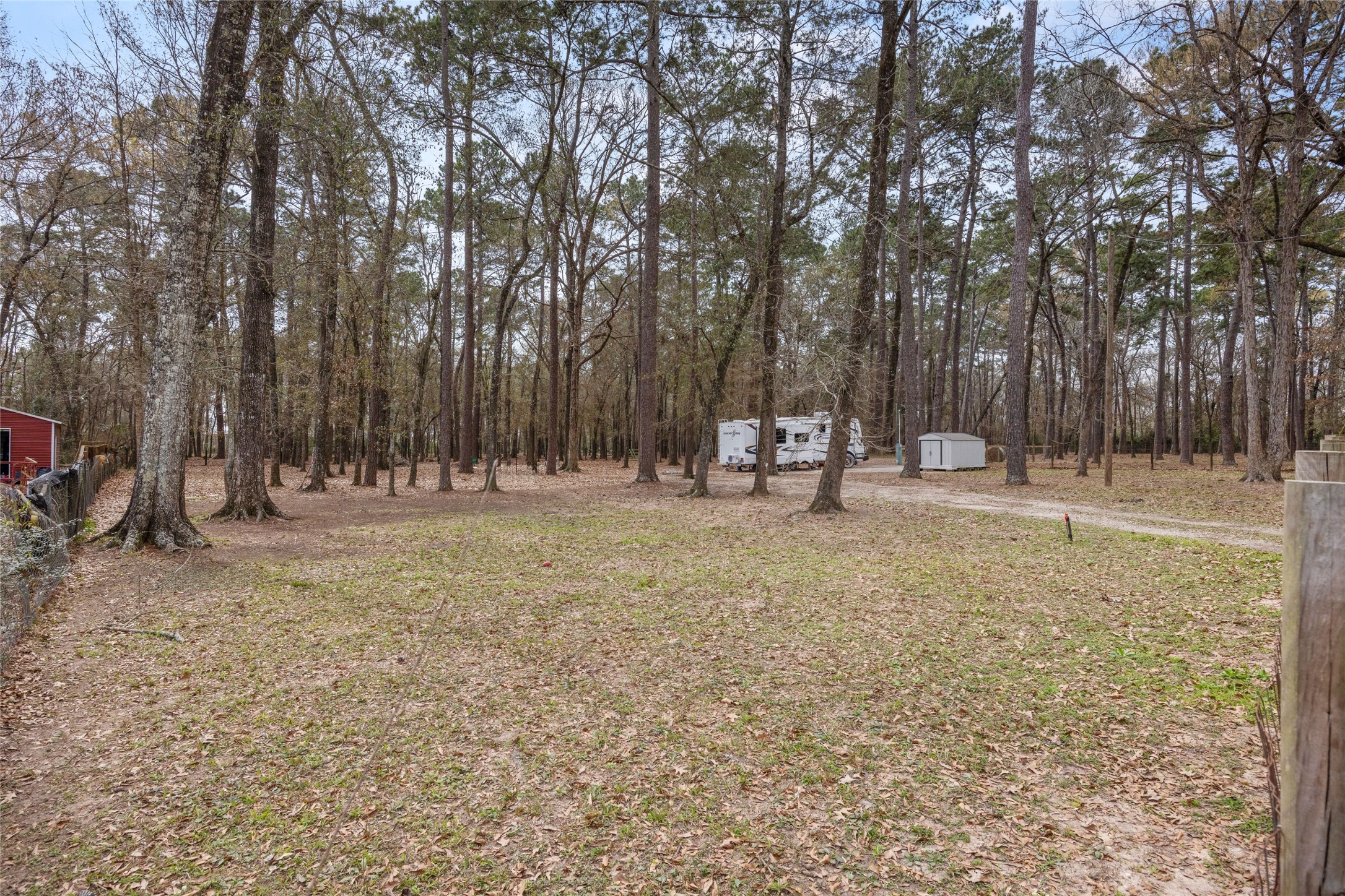 31601 Huffman Cleveland Road Huffman, TX 77336 - Photo 32 of 38 a view of outdoor space with trees