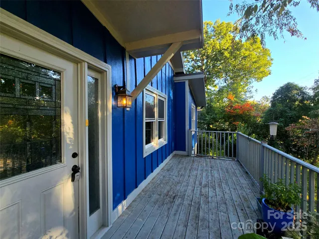 a view of a house with a porch