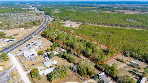a view of a city with an ocean
