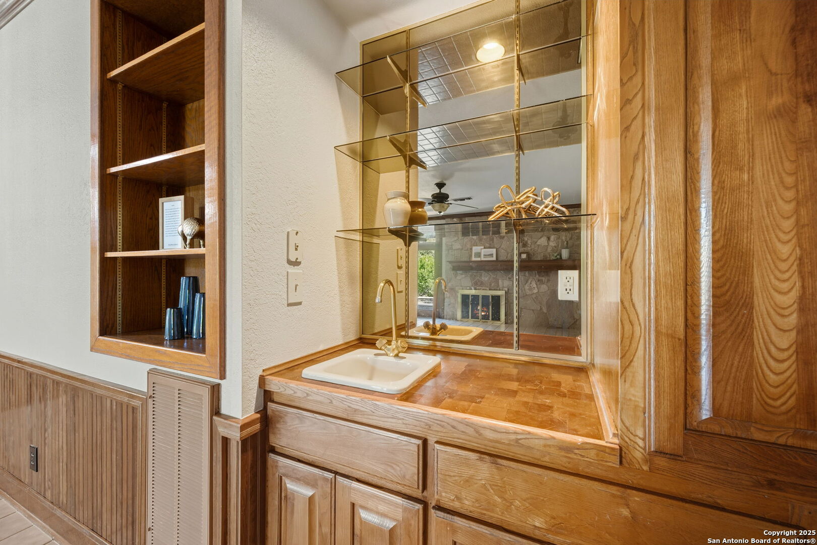 14819 Seven L Trail Helotes, TX 78023 - Photo 33 of 61 a bathroom with a shower and a sink