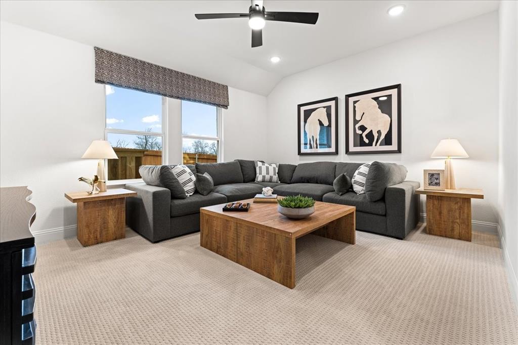 1435 Canadian Lane Van Alstyne, TX 75495 - Photo 11 of 16 a living room with furniture and a large window