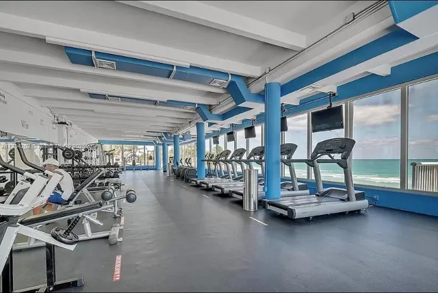 a view of gym