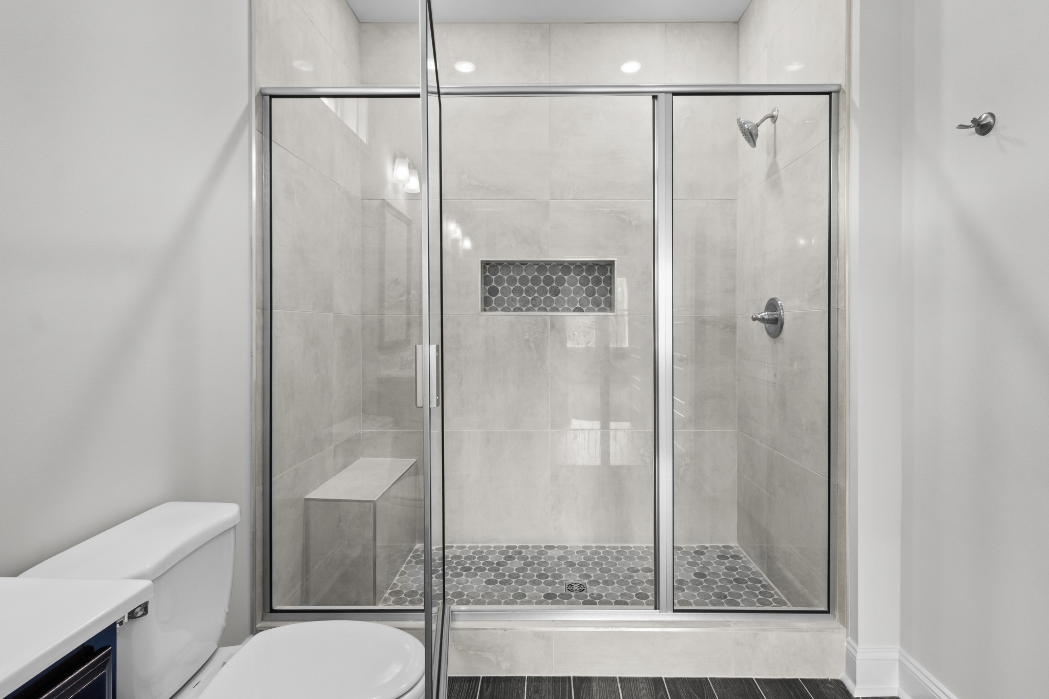 2138 Ireland Way Clarksville, TN 37042 - Photo 23 of 37 a bathroom with a shower a toilet and a sink