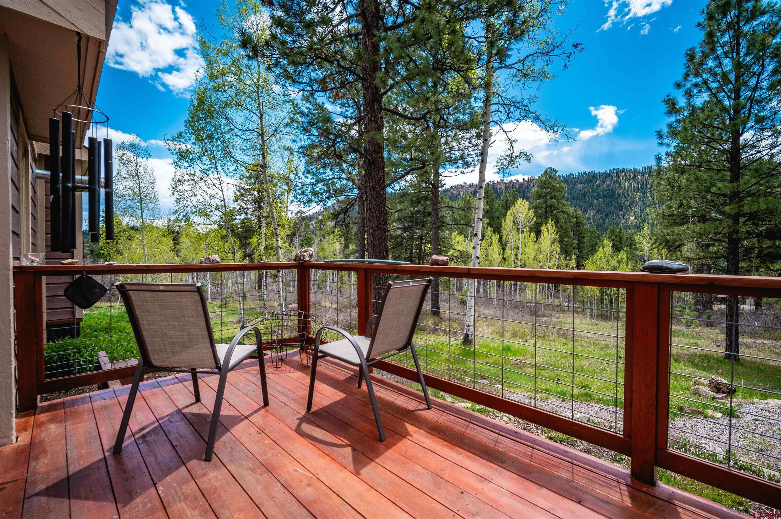 520 Los Ranchitos Drive Durango, CO 81301 - Photo 27 of 36 a view of a chairs on deck