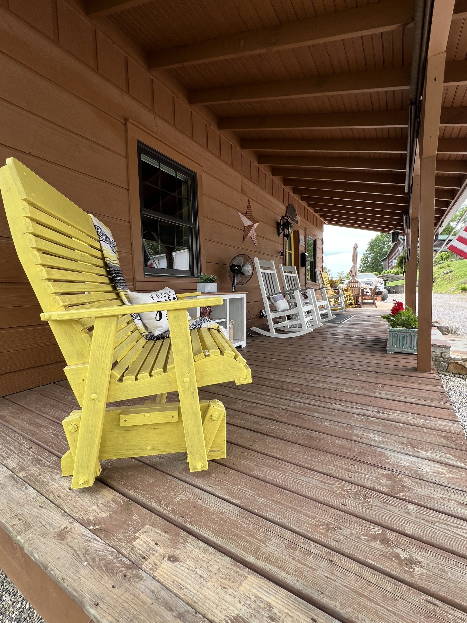 225 Bill Hunter Road Celina, TN 38551 - Photo 11 of 57 a view of a deck with wooden floor
