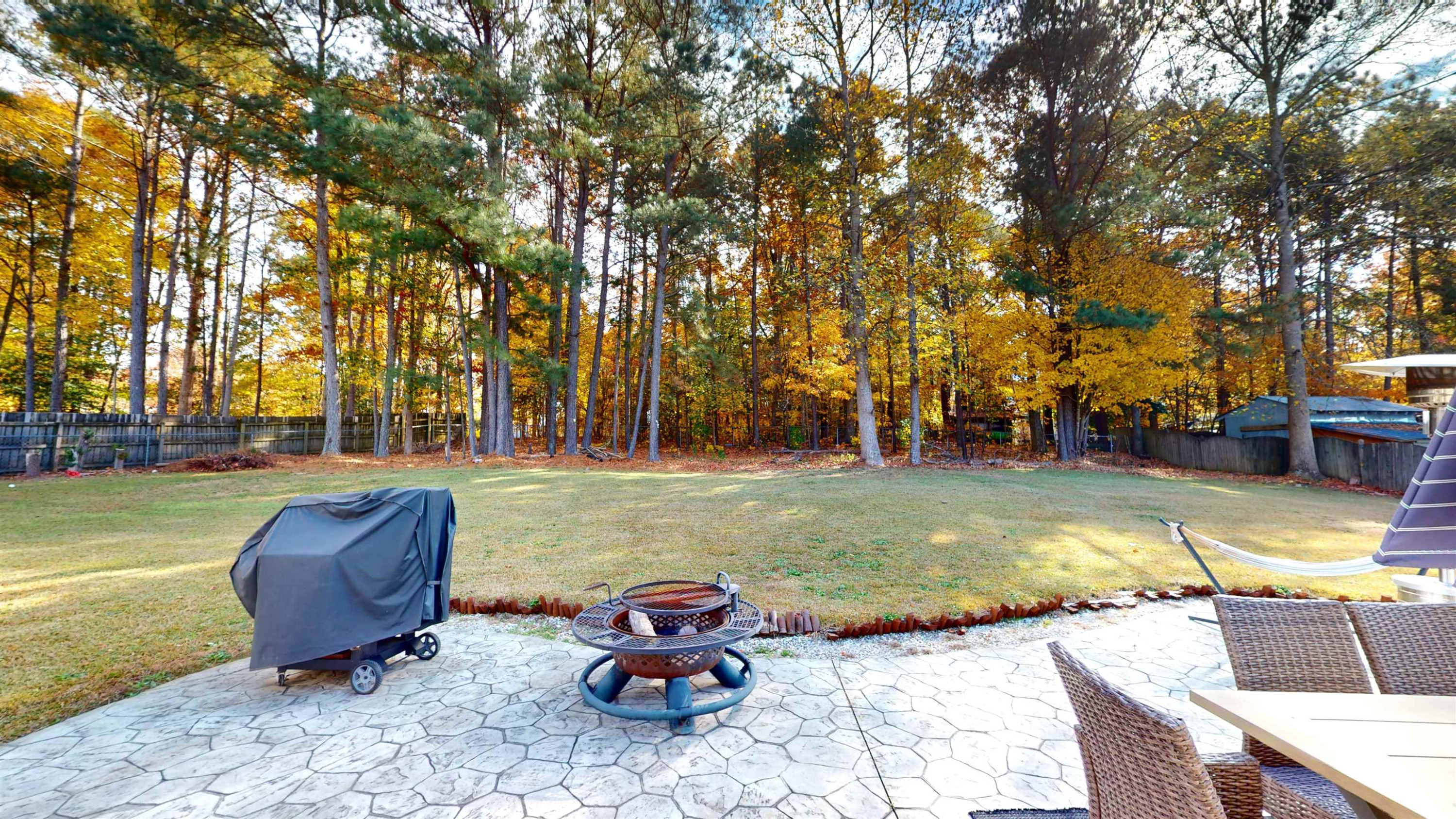 1036 Drew Drive Garner, NC 27529 - Photo 53 of 59 a view of a backyard with swimming pool