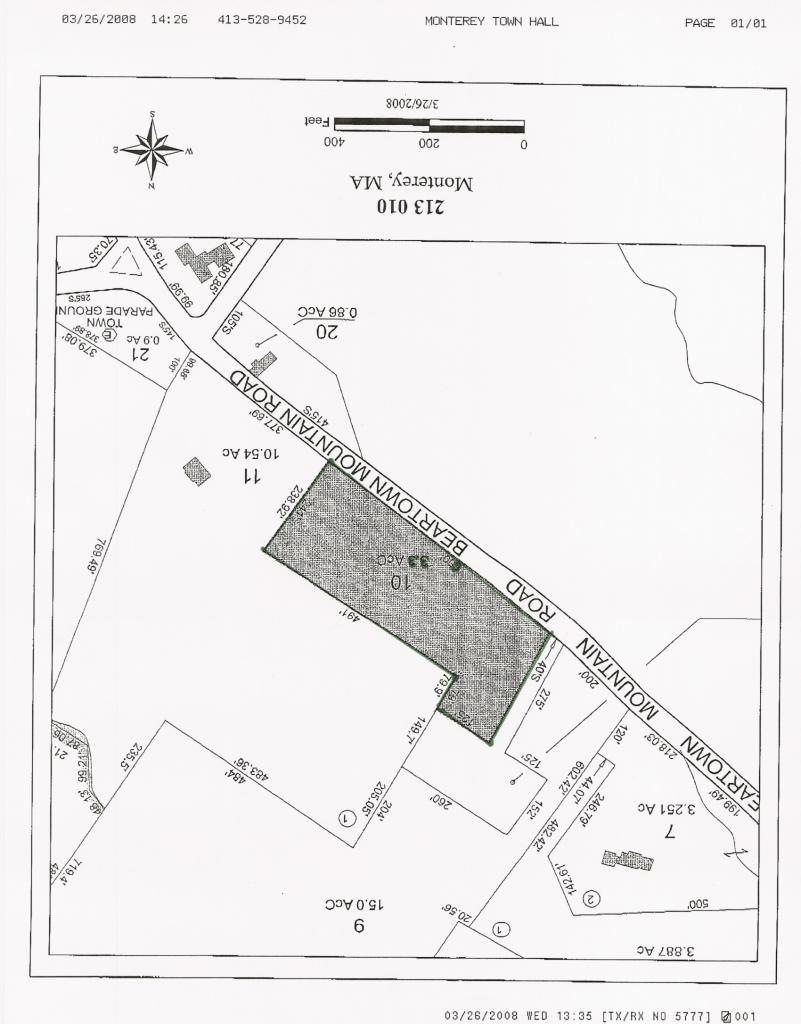 Beartown Mountain Road Monterey, MA 01245 - Photo 2 of 3 Map