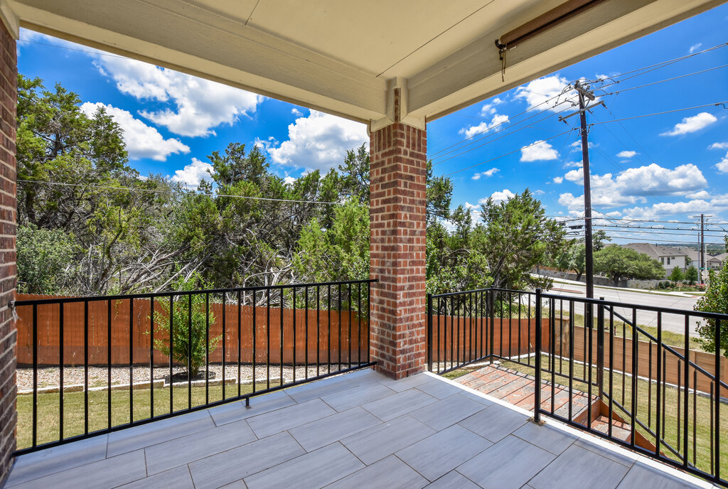 2521 Blended Tree Ranch Drive Leander, TX 78641 - Photo 39 of 40 a view of a balcony