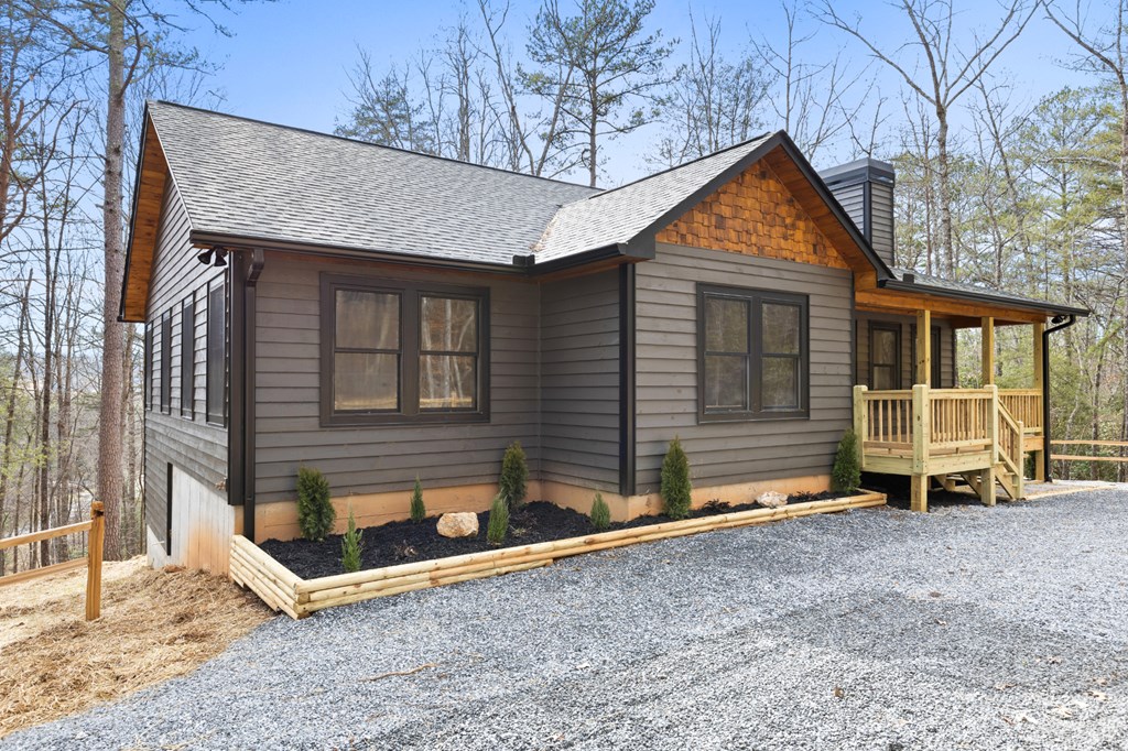150 Williams Branch Drive Morganton, GA 30560 - Photo 2 of 28 a view of backyard with a small cabin