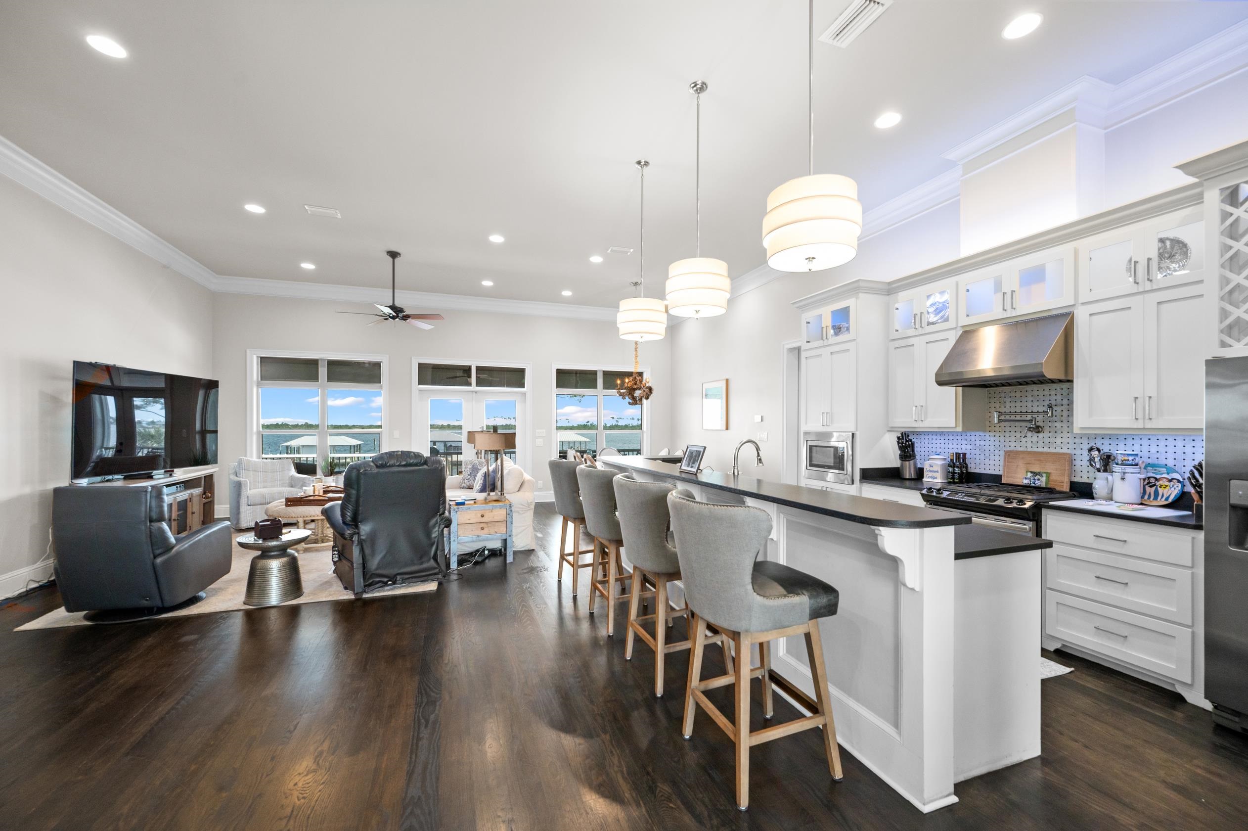32760 River Road Orange Beach, AL 36561 - Photo 10 of 49 Living Room and Kitchen