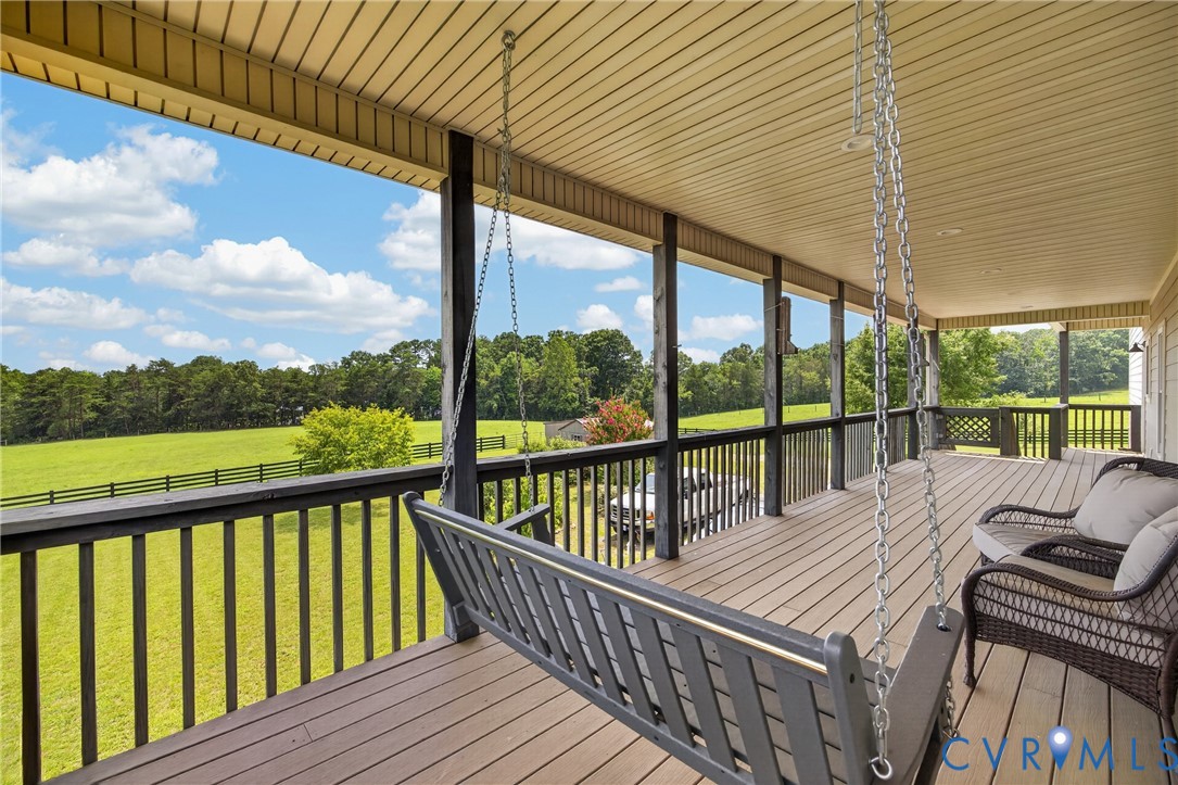 1292 Mohawk Road Long Island, VA 24569 - Photo 67 of 95 Expansive covered porch featuring wood-finish deck