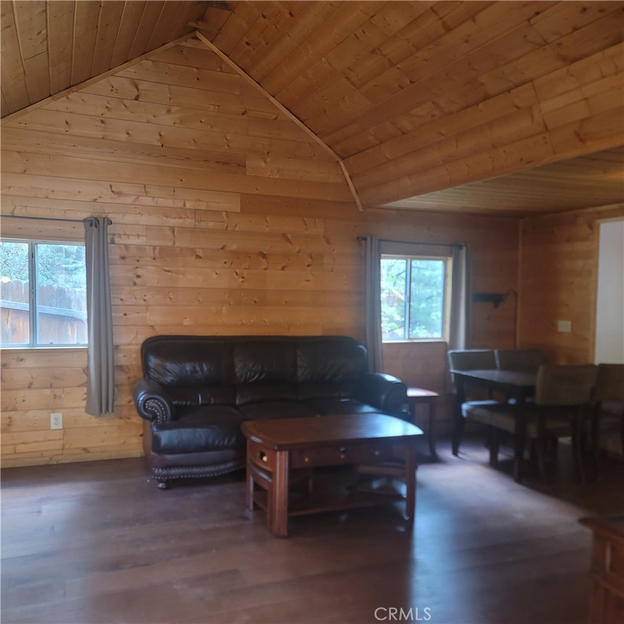 23340 Banning Idyllwild Idyllwild, CA 92549 - Photo 12 of 23 a living room with furniture and a fireplace