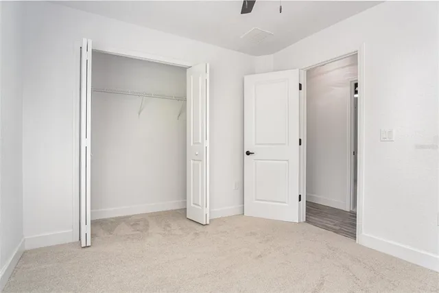 a view of an empty room