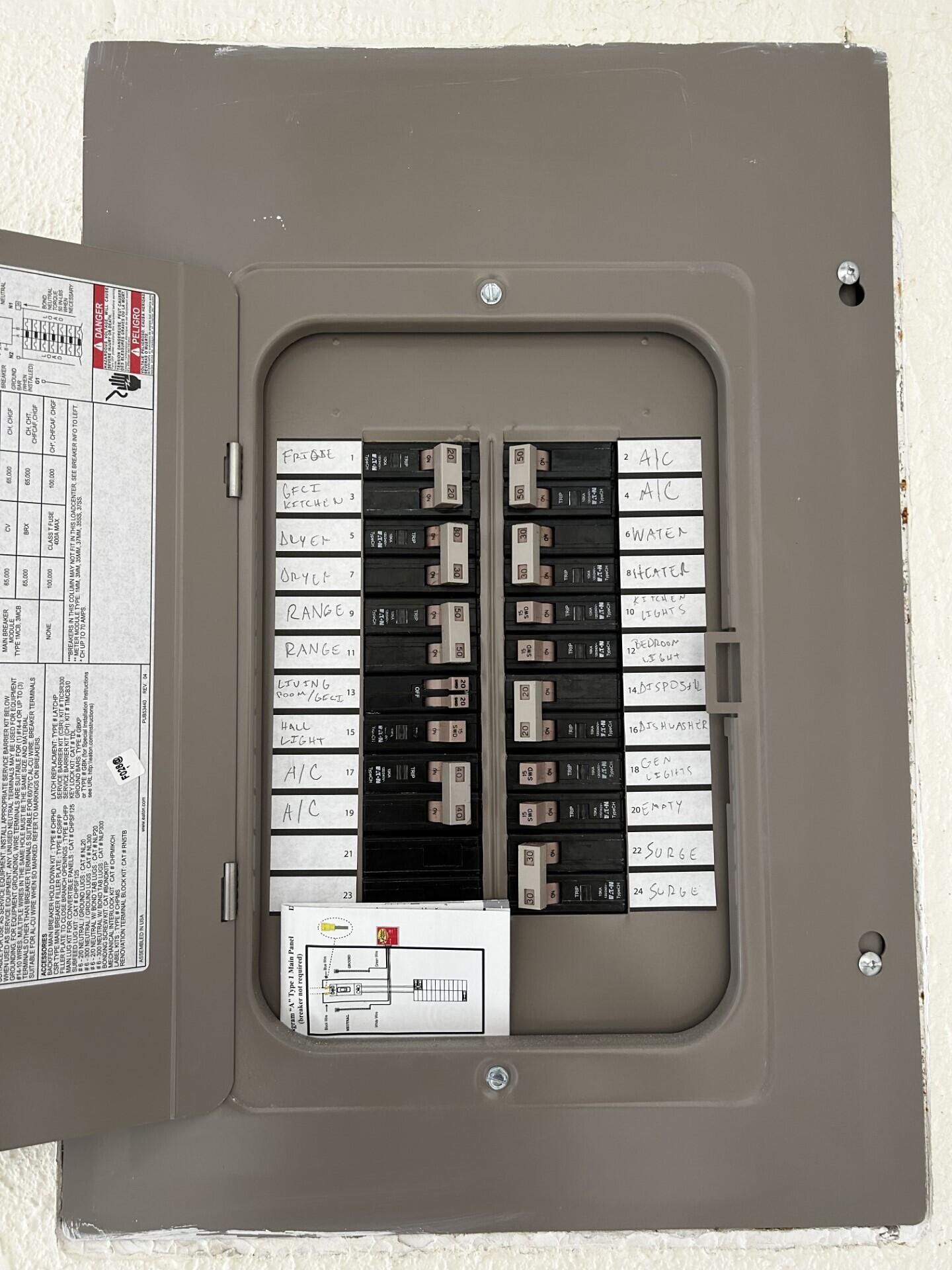 3252 Foxcroft Road, Unit 202 Miramar, FL 33025 - Photo 21 of 23 ELECTRICAL PANEL