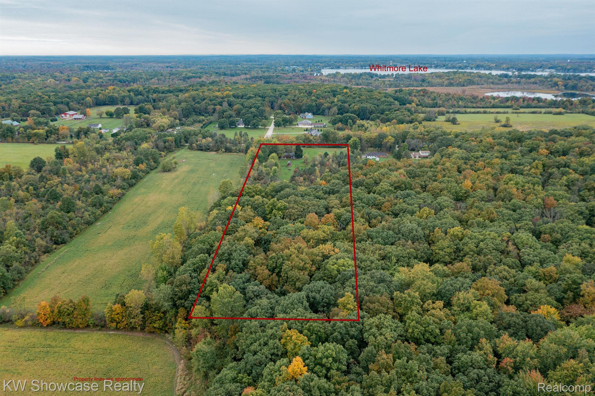 9536 Spencer Road South Lyon, MI 48178 - Photo 41 of 43 LAND LOT FOOT PRINT FROM BACK TO FRONT