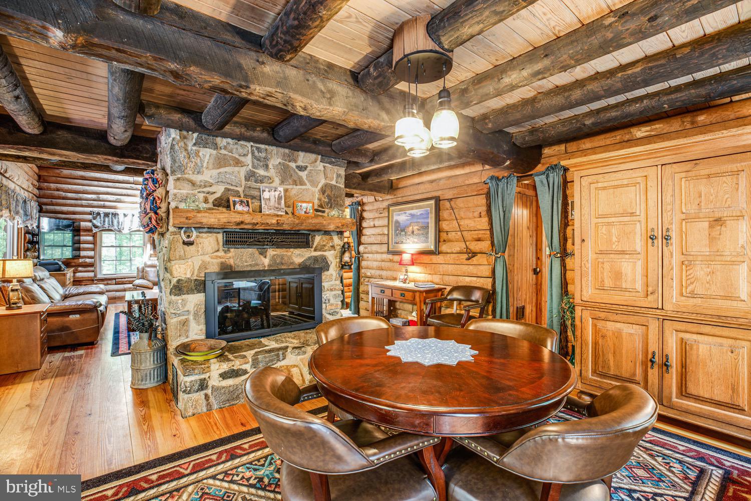 1735 Log Cabin Road Beaverdam, VA 23015 - Photo 12 of 73 AMAZING Wood Beams!