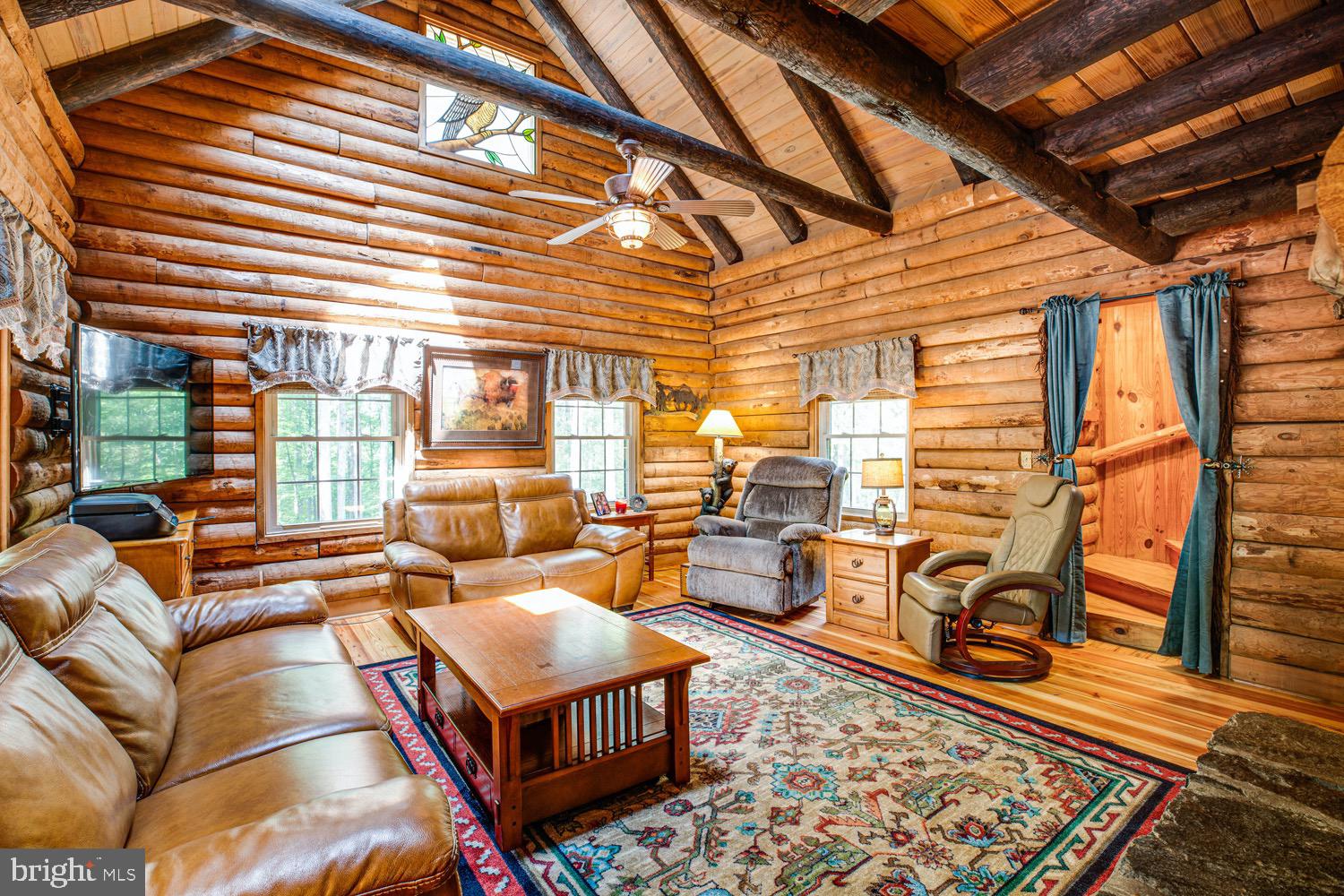 1735 Log Cabin Road Beaverdam, VA 23015 - Photo 14 of 73 Relaxing Family Room with Two Story Ceiling