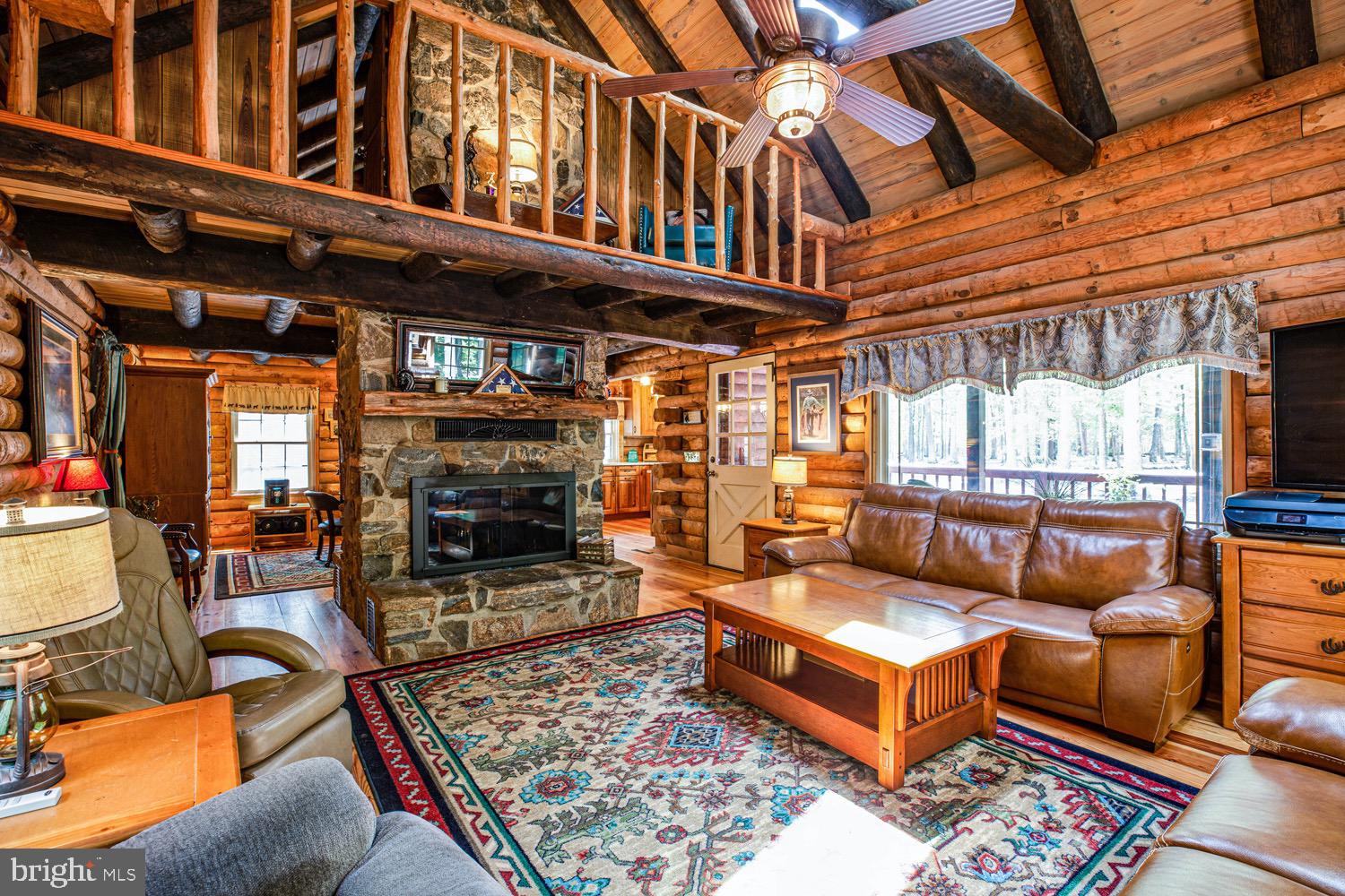 1735 Log Cabin Road Beaverdam, VA 23015 - Photo 17 of 73 Family Room with Double Sided Fireplace