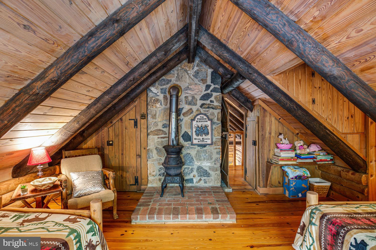1735 Log Cabin Road Beaverdam, VA 23015 - Photo 31 of 73 Bedroom 2 w/working Stove-also Leads to Loft