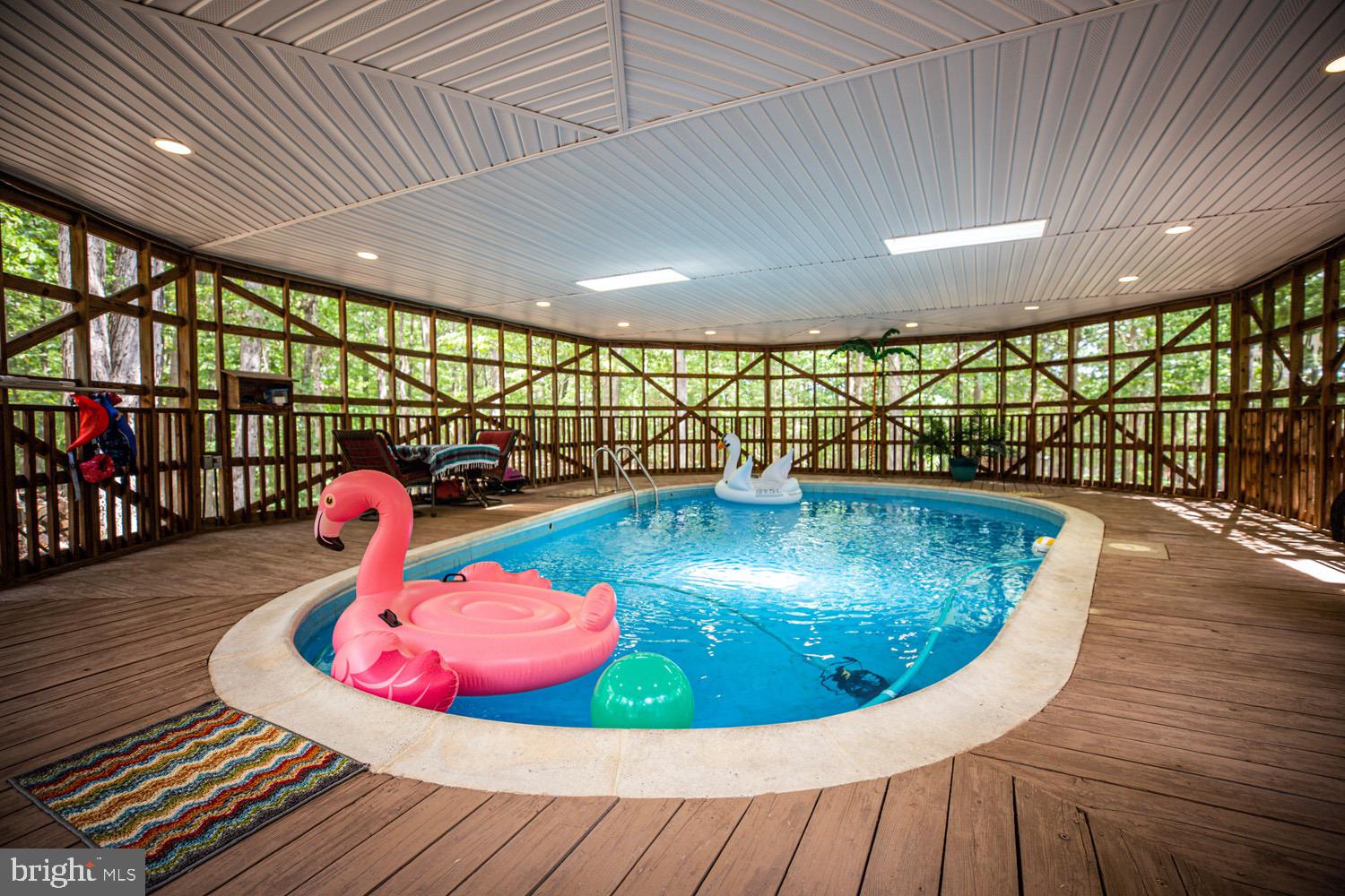 1735 Log Cabin Road Beaverdam, VA 23015 - Photo 41 of 73 Large Screened in Heated Pool!