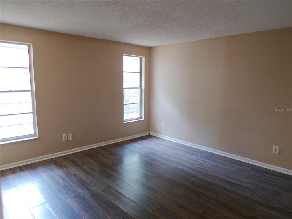 1123 Foggy Ridge Parkway Lutz, FL 33559 - Photo 10 of 18 an empty room with wooden floor and windows