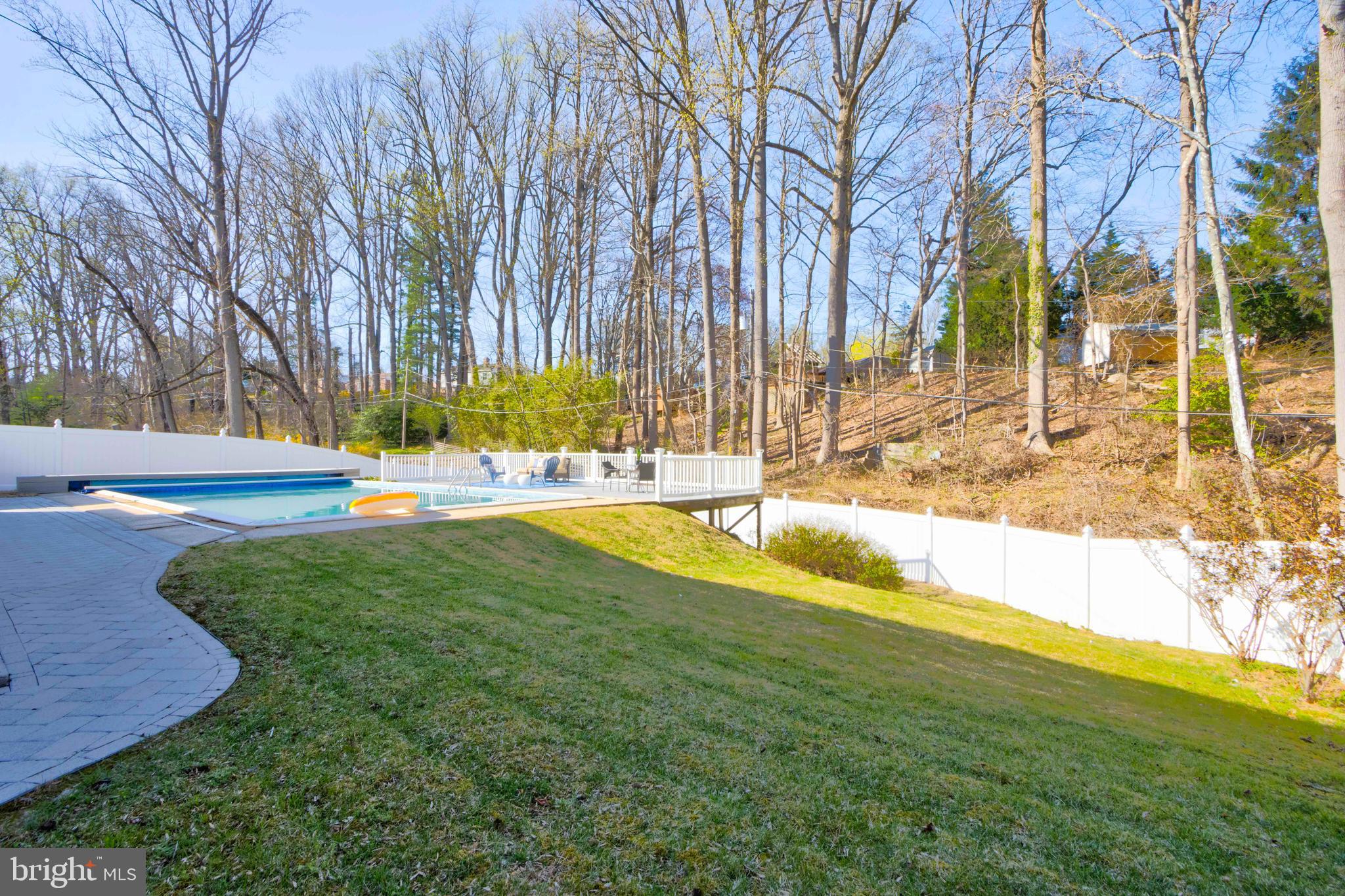 1320 Denby Road Towson, MD 21286 - Photo 5 of 39 a view of yard with swimming pool