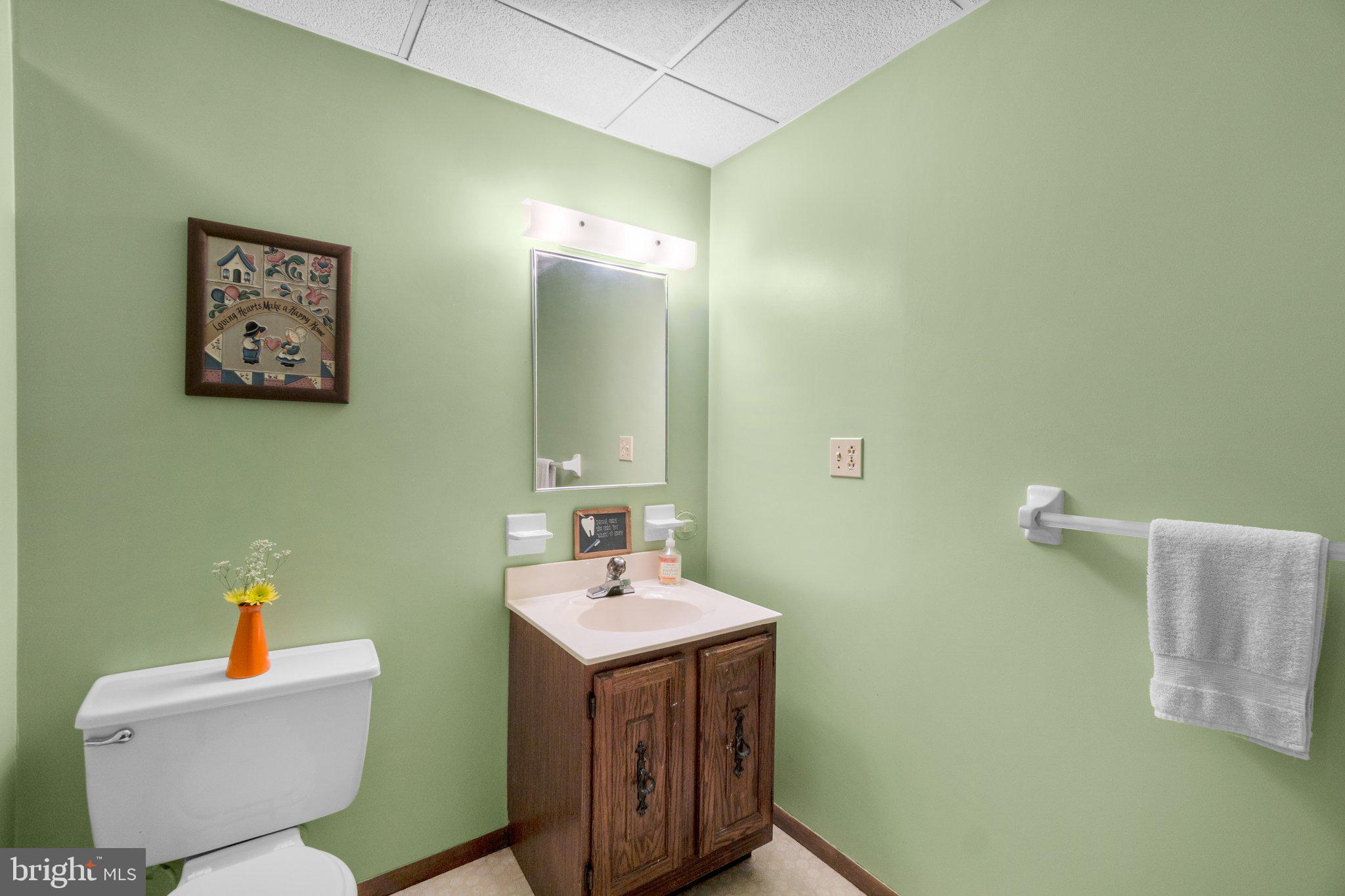 8008 Meadowview Drive Frederick, MD 21702 - Photo 34 of 42 a bathroom with a toilet sink and mirror
