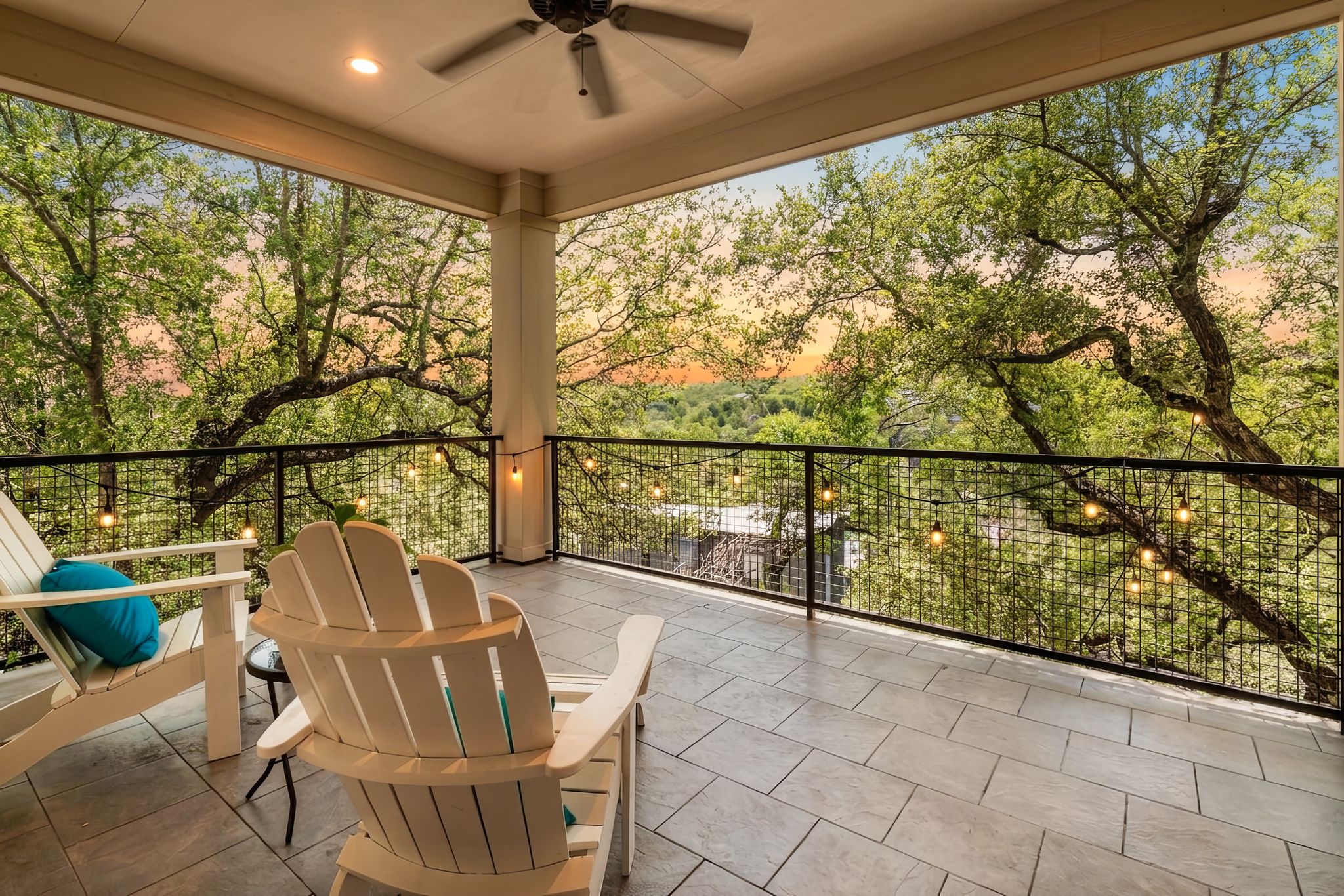 14213 Red Feather Trail Austin, TX 78734 - Photo 4 of 39 a view of balcony with furniture