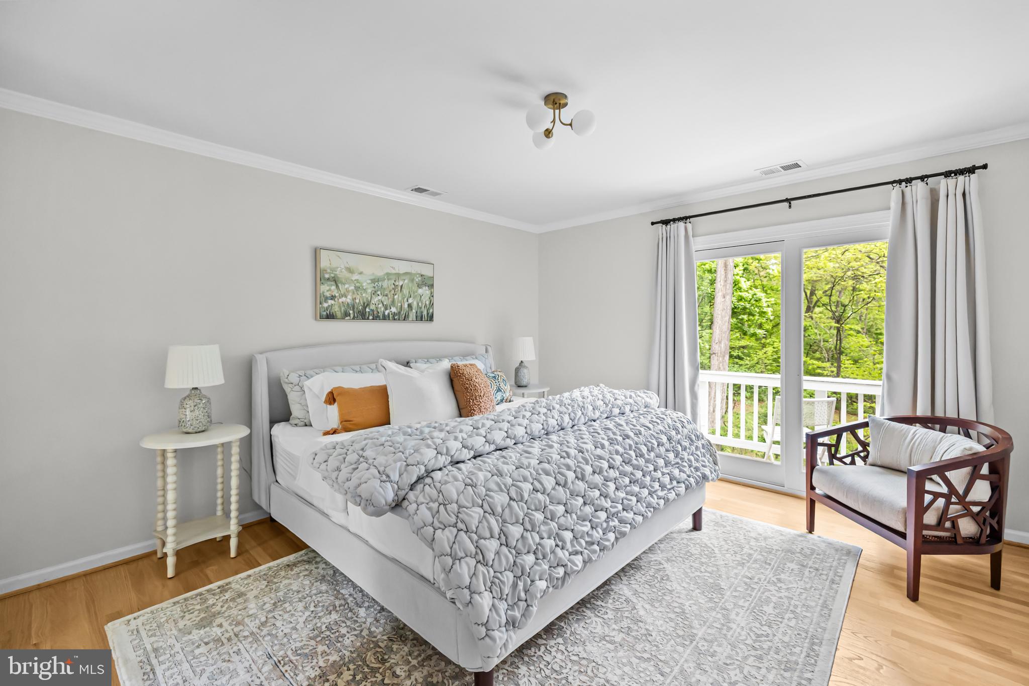 20808 Wild Goose Lane Leesburg, VA 20175 - Photo 36 of 86 a bed room with a bed and a couch