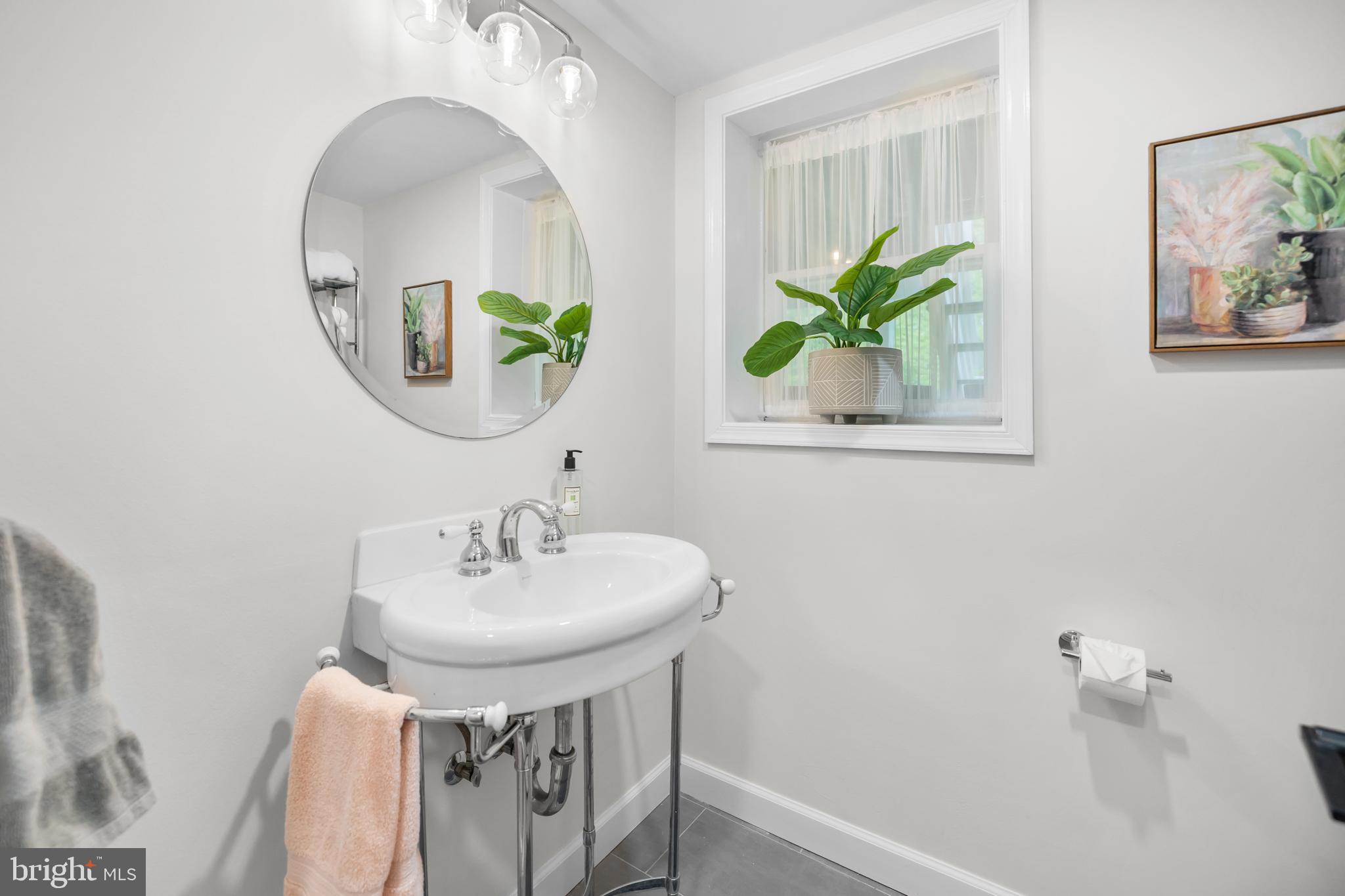 20808 Wild Goose Lane Leesburg, VA 20175 - Photo 58 of 86 a bathroom with a sink and a mirror