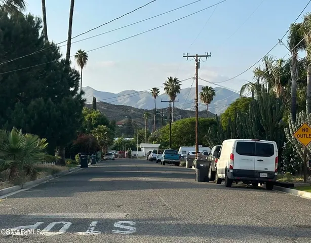 a car parked on the side of the road