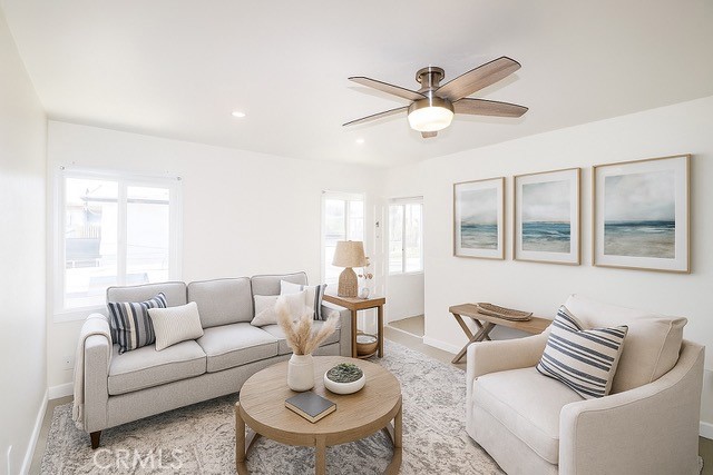 Living Room Virtual Staging