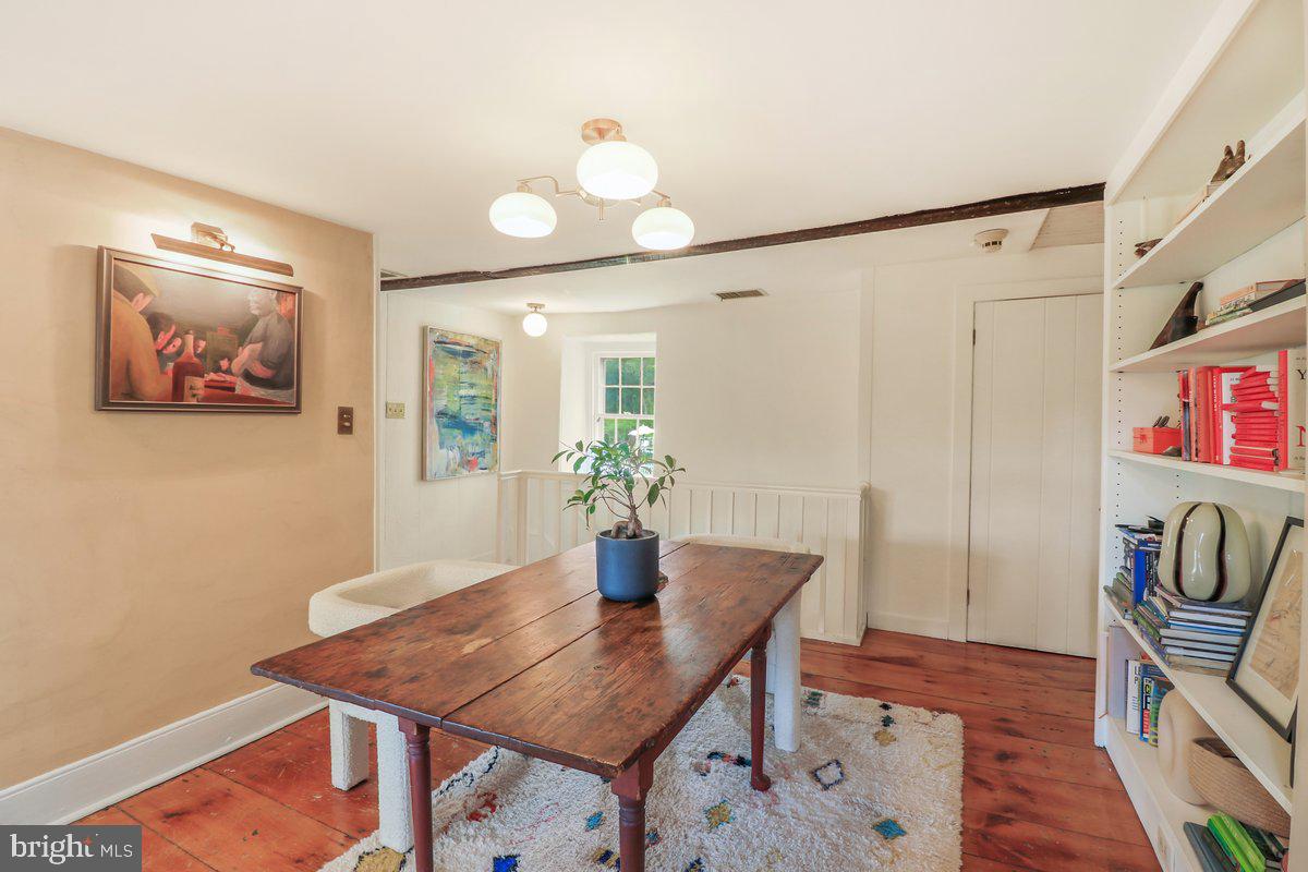 920 Cherry Valley Road Princeton, NJ 08540 - Photo 28 of 58 a view of a dining room with furniture and wooden floor