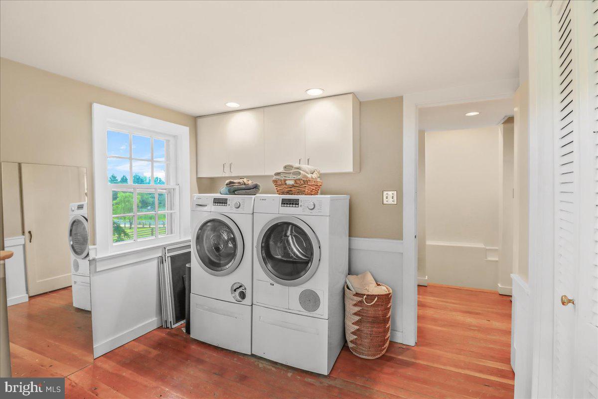 920 Cherry Valley Road Princeton, NJ 08540 - Photo 48 of 58 a utility room with sink dryer and washer