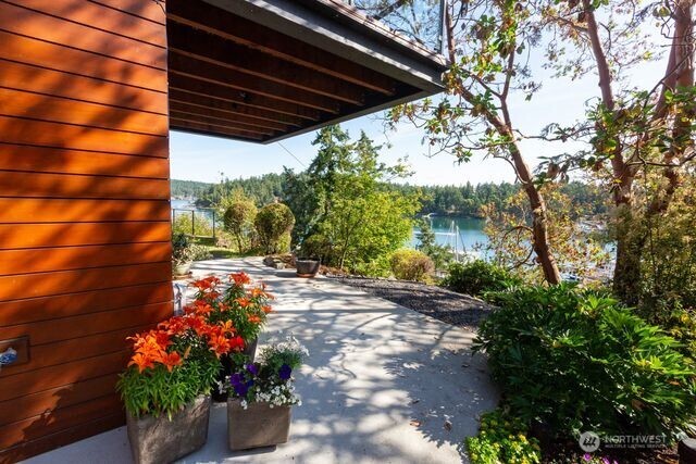 630 Harrison Street Friday Harbor, WA 98250 - Photo 29 of 37 a view of a backyard with potted plants