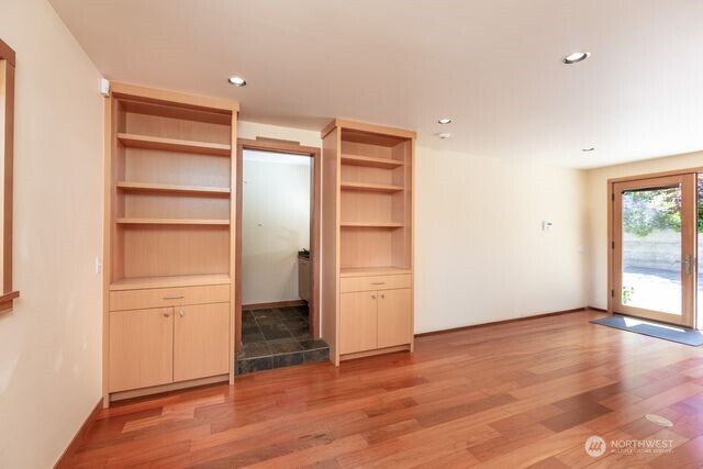 630 Harrison Street Friday Harbor, WA 98250 - Photo 36 of 37 an empty room with wooden floor closet and windows