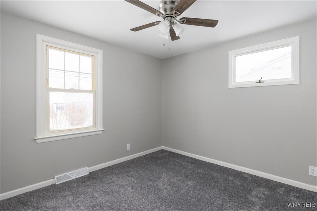 125 Springfield Avenue Tonawanda, NY 14150 - Photo 10 of 18 Bedroom #3, new carpet, paint, and ceiling fan.