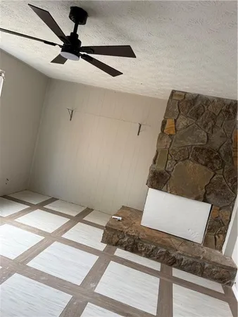 a workspace with a couch