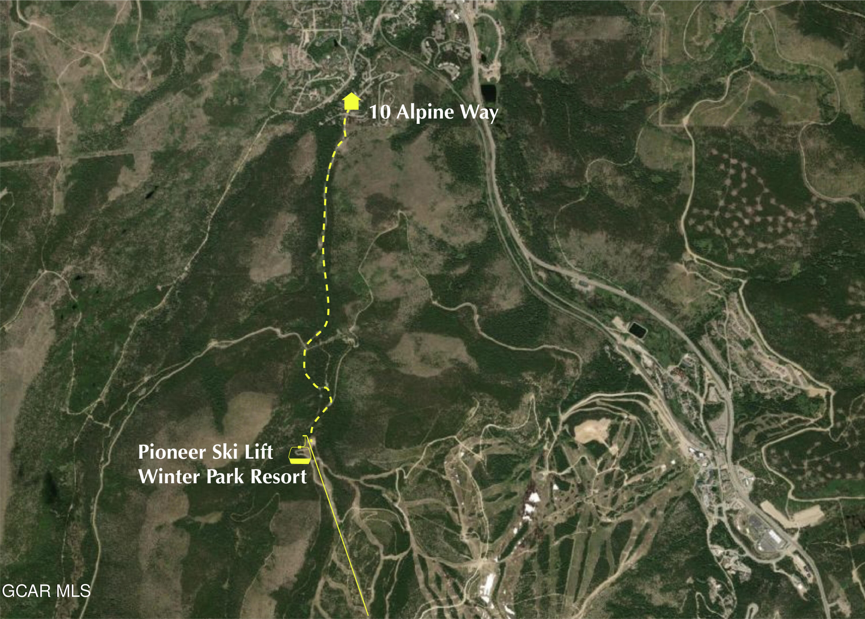 10 Alpine Way Winter Park, CO 80482 - Photo 33 of 39 Smith Overhead Map