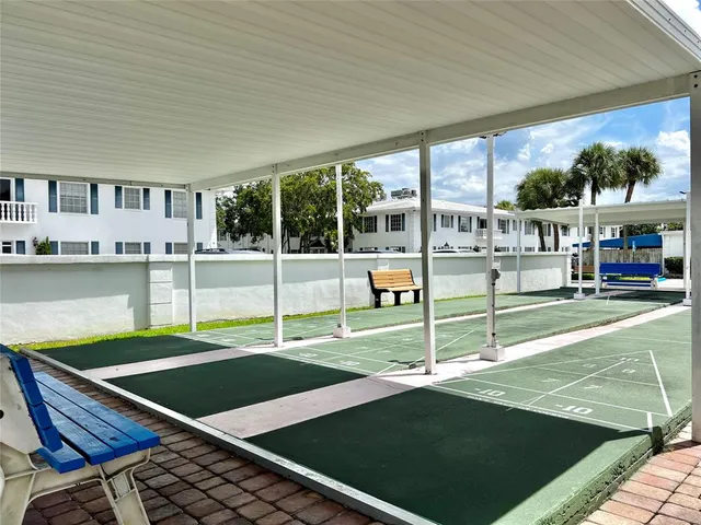 a outdoor view with a sitting space