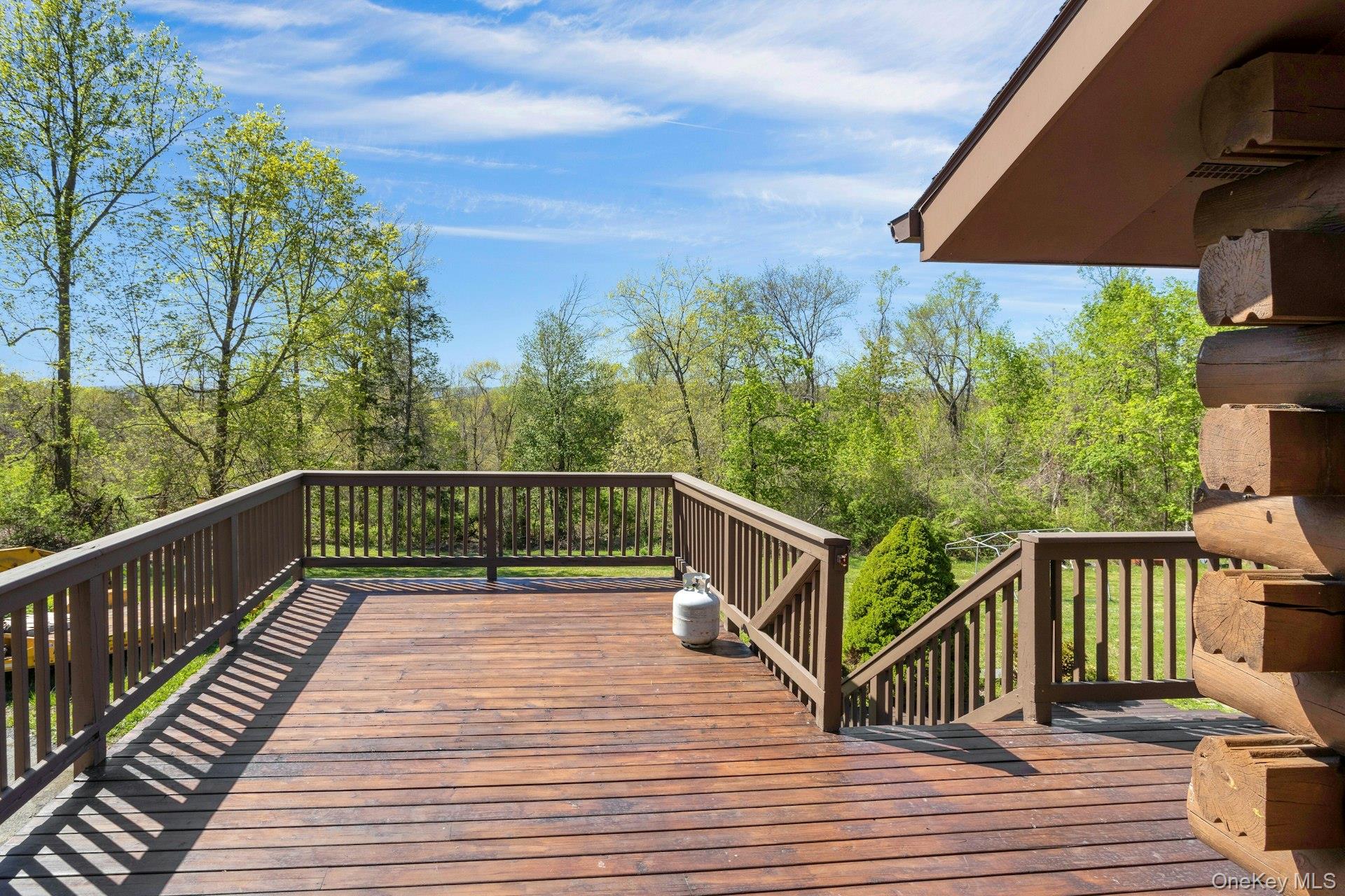 354 Sunset Hill Road East Fishkill, NY 12524 - Photo 3 of 31 a view of a balcony with wooden floor and fence and a potted plant