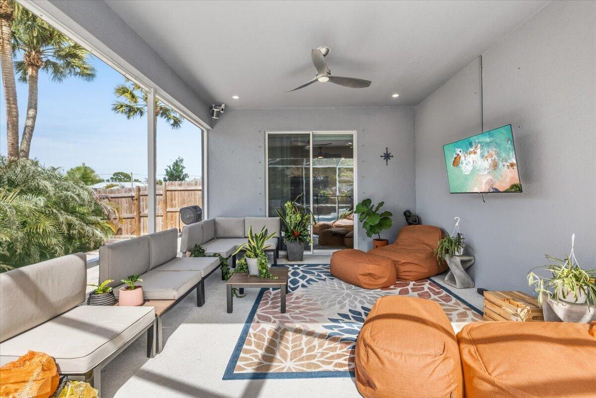 858 George Street Sebastian, FL 32958 - Photo 14 of 49 Outdoor living off of great room