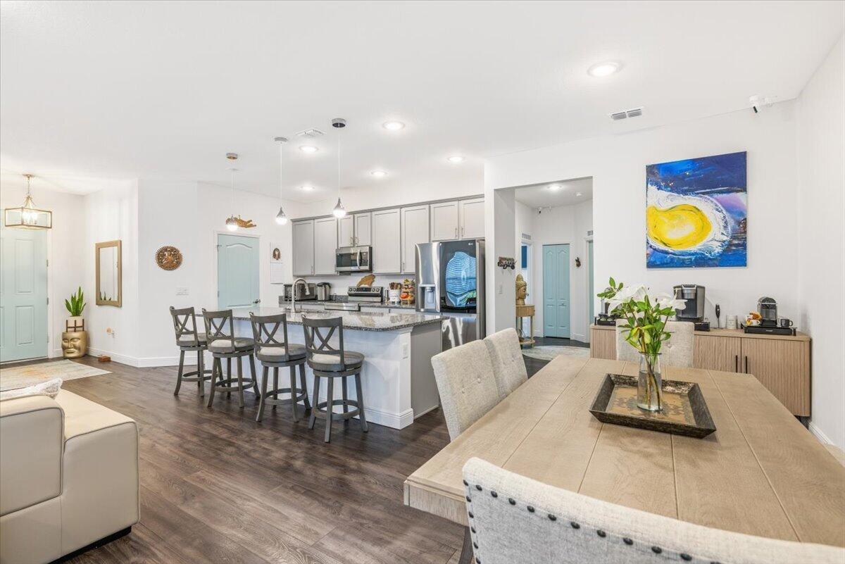 858 George Street Sebastian, FL 32958 - Photo 22 of 49 Dining to kitchen
