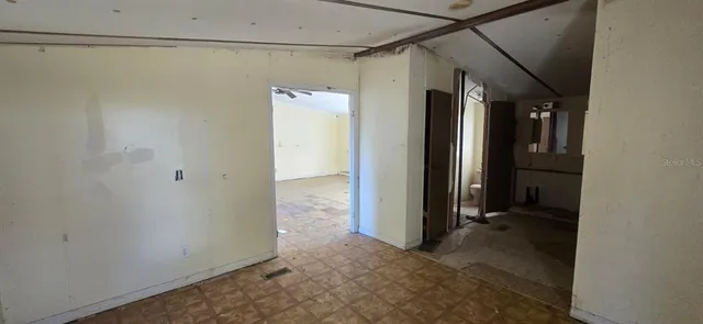 a view of closet area