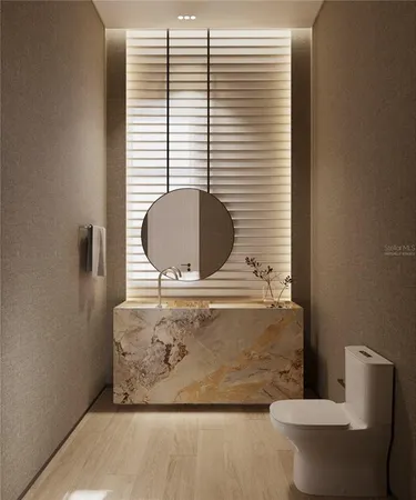a bathroom with a toilet