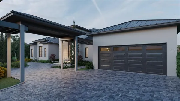 a view of a car garage