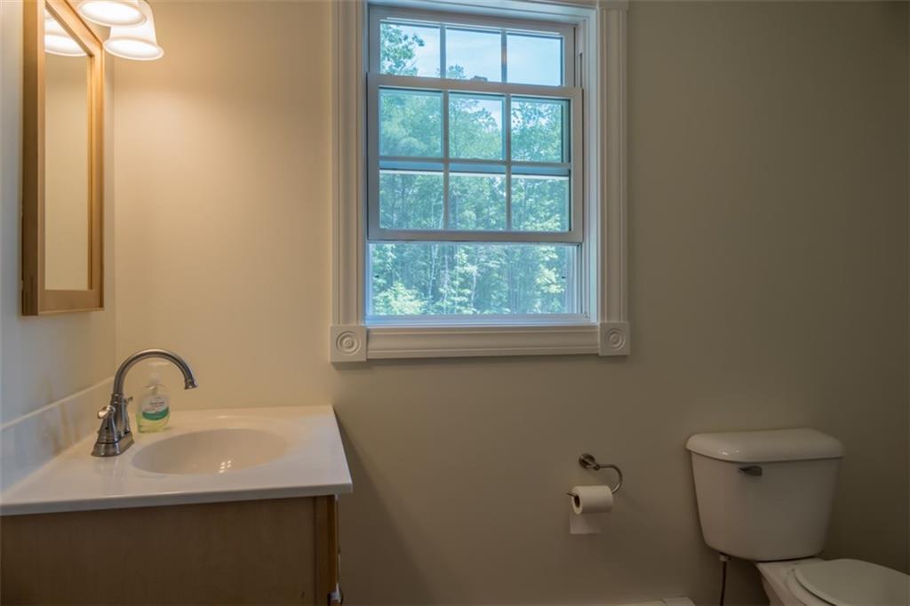 941 Lewis Hill Road Bowdoin, ME 04287 - Photo 13 of 35 First-floor bathroom & location of...