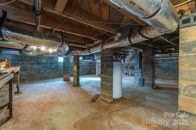 a view of a storage room