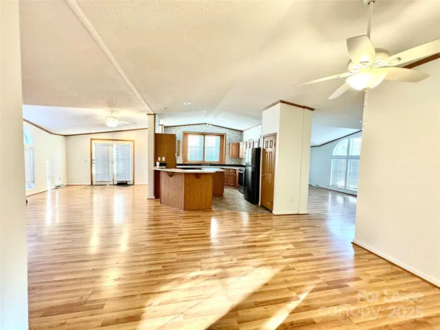 a view of a kitchen with a sink