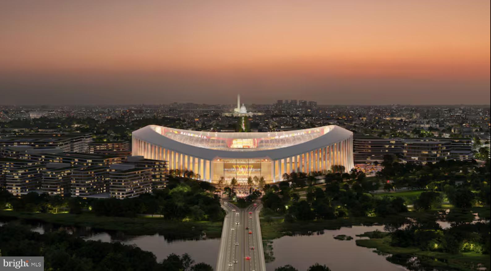 714 32nd Street Southeast Washington, DC 20019 - Photo 11 of 14 rendering of Commanders Stadium from DC.gov
